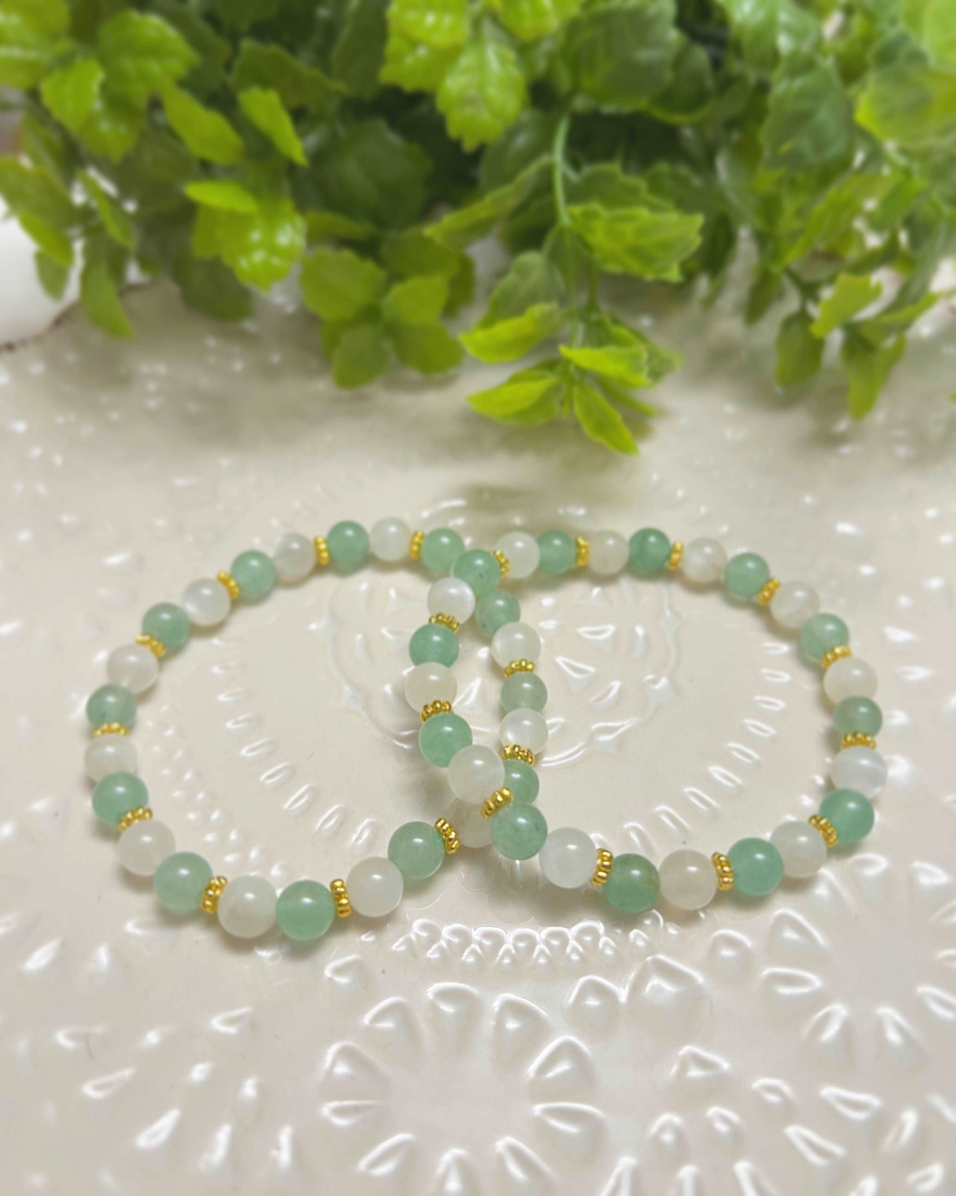 Emotional Balance Beaded Bracelet with Natural Gemstones