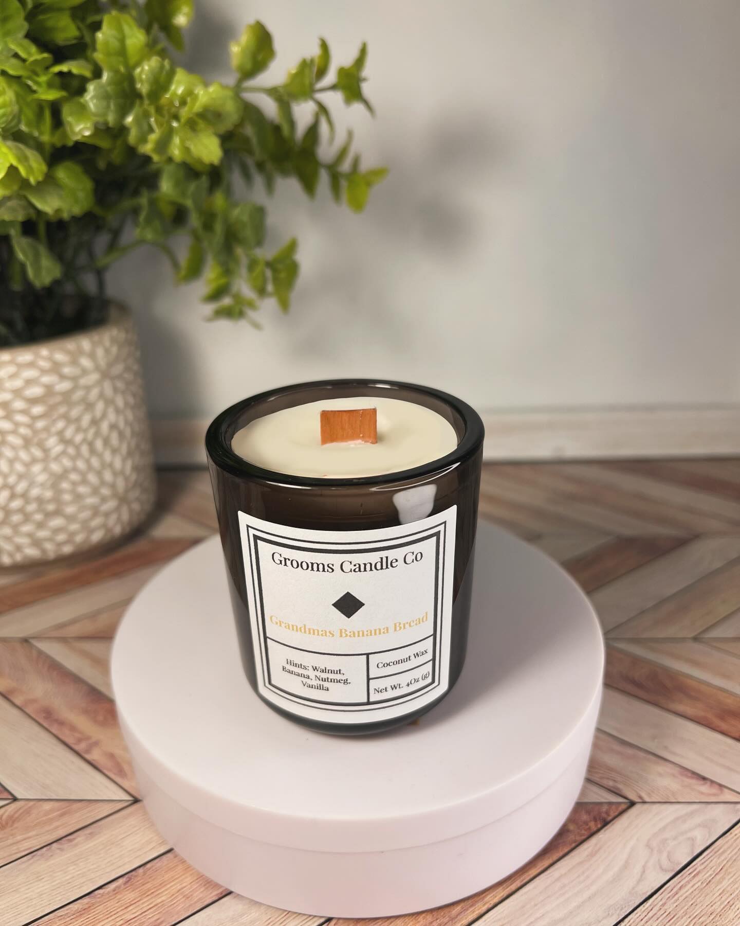 Natural Wooden Wick Candles - 4 oz