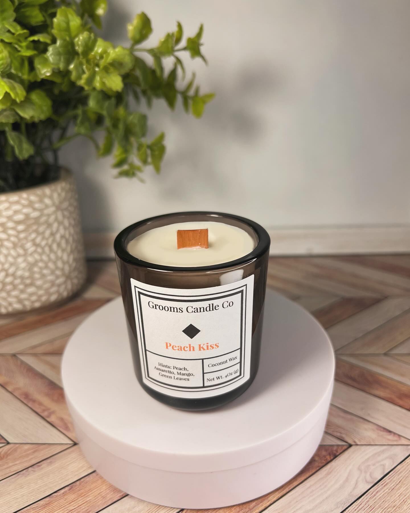 Natural Wooden Wick Candles - 4 oz