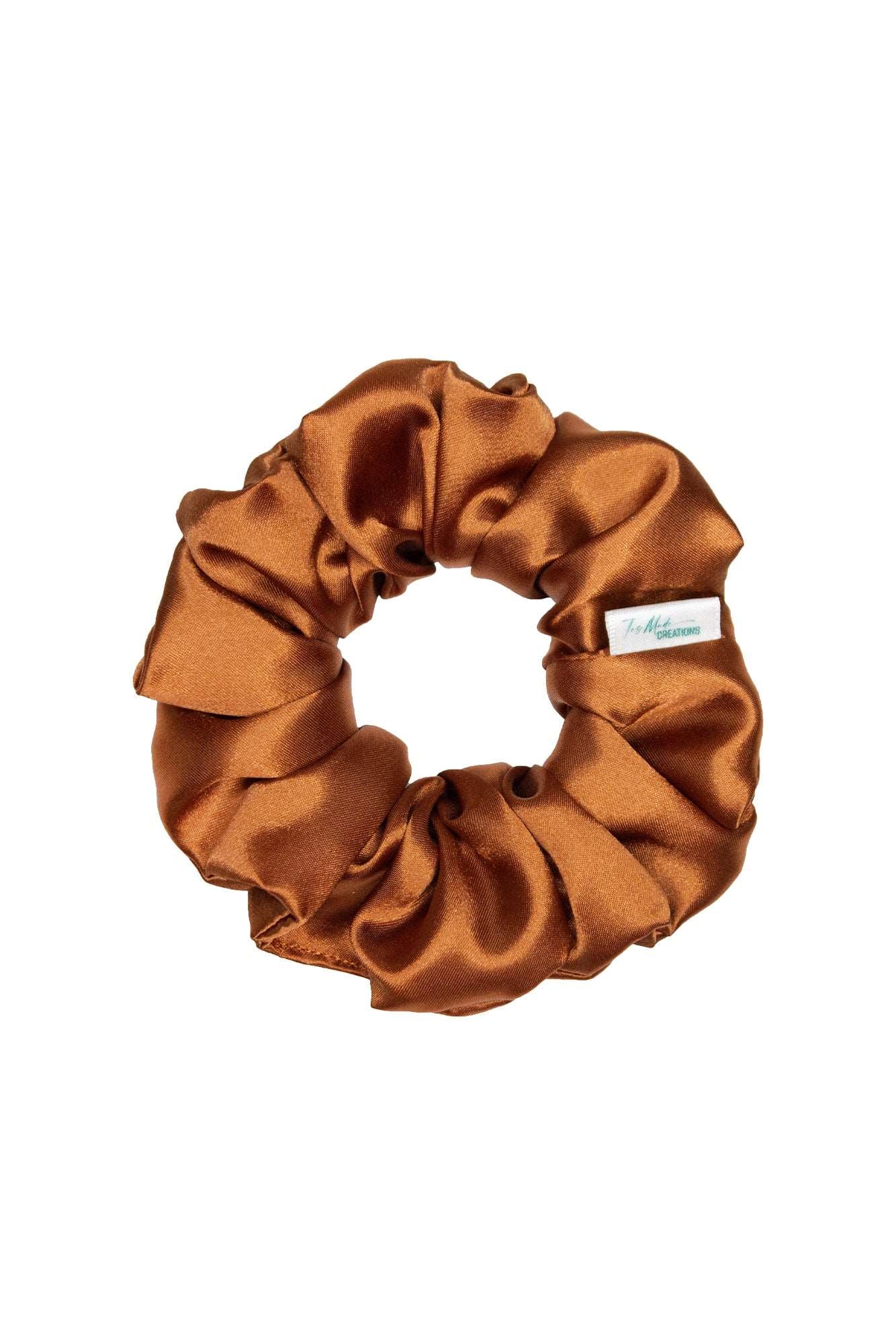 Solid Color Silk Scrunchie