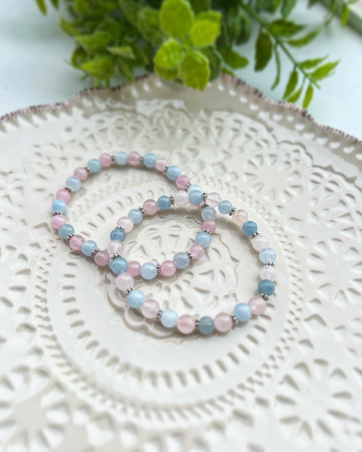 Gratitude Beaded Bracelet with Natural Gemstones