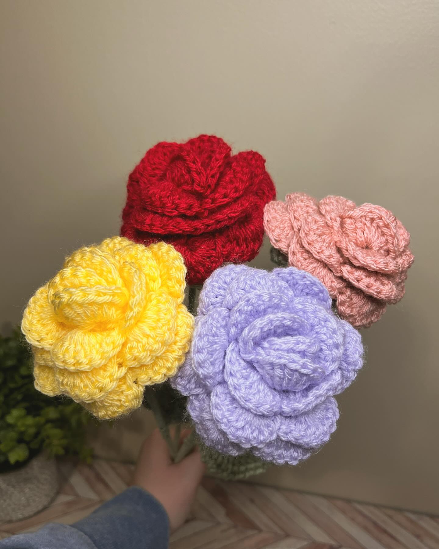Crochet Rose Flower