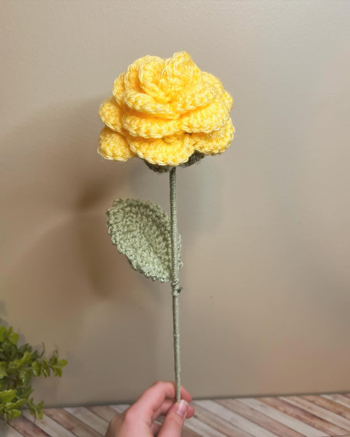 Crochet Rose Flower