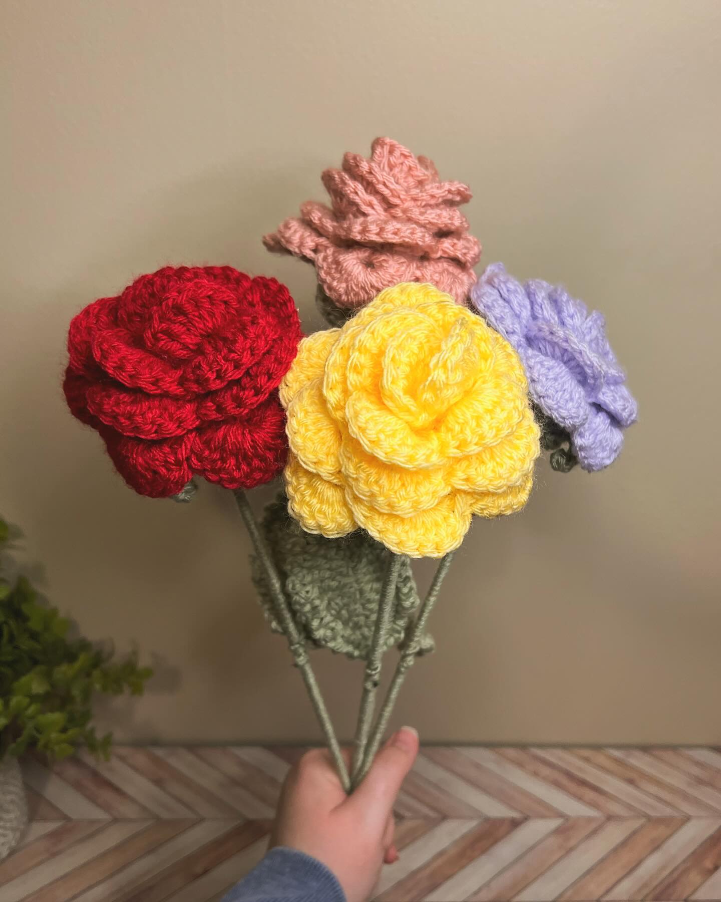 Crochet Rose Flower
