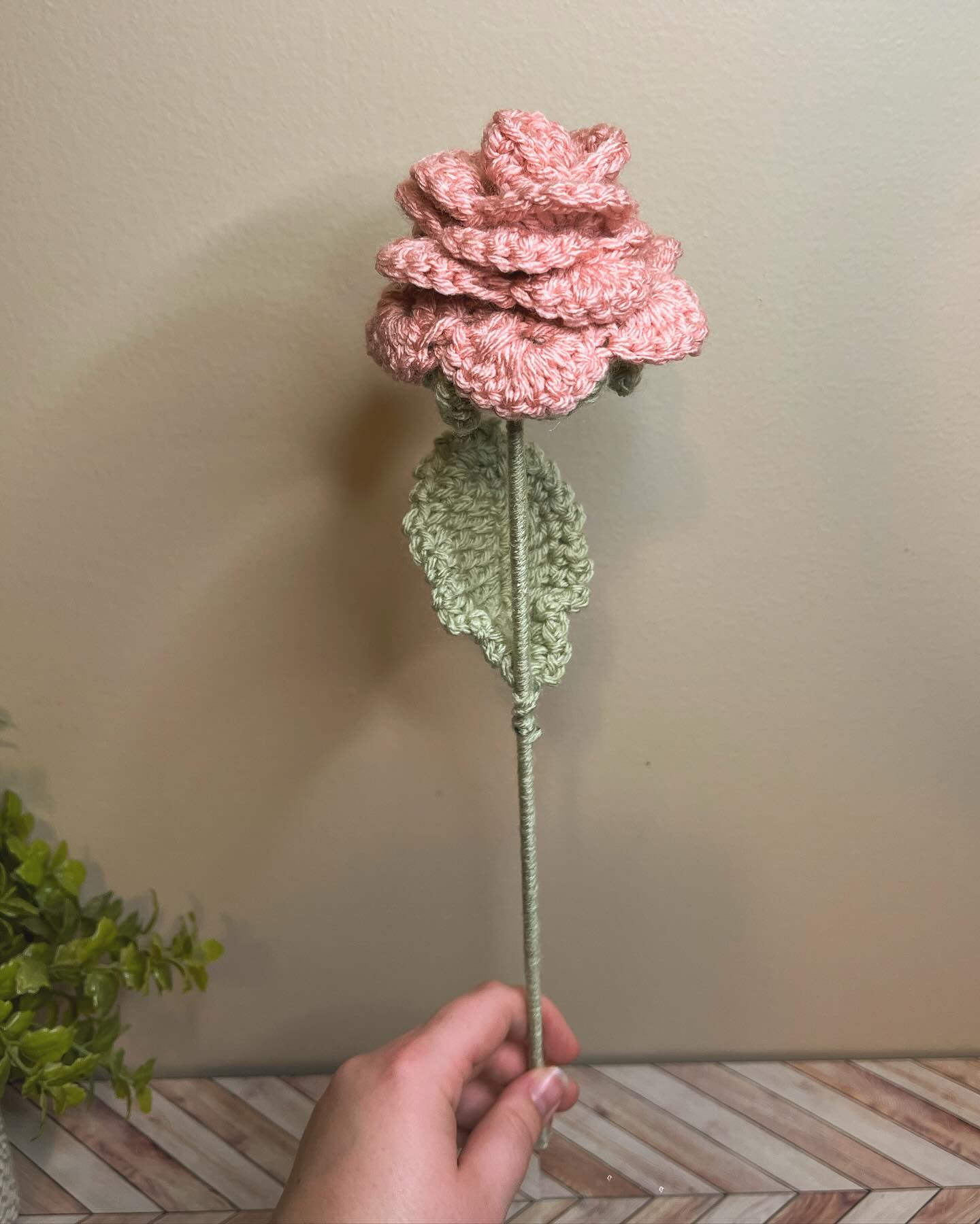 Crochet Rose Flower