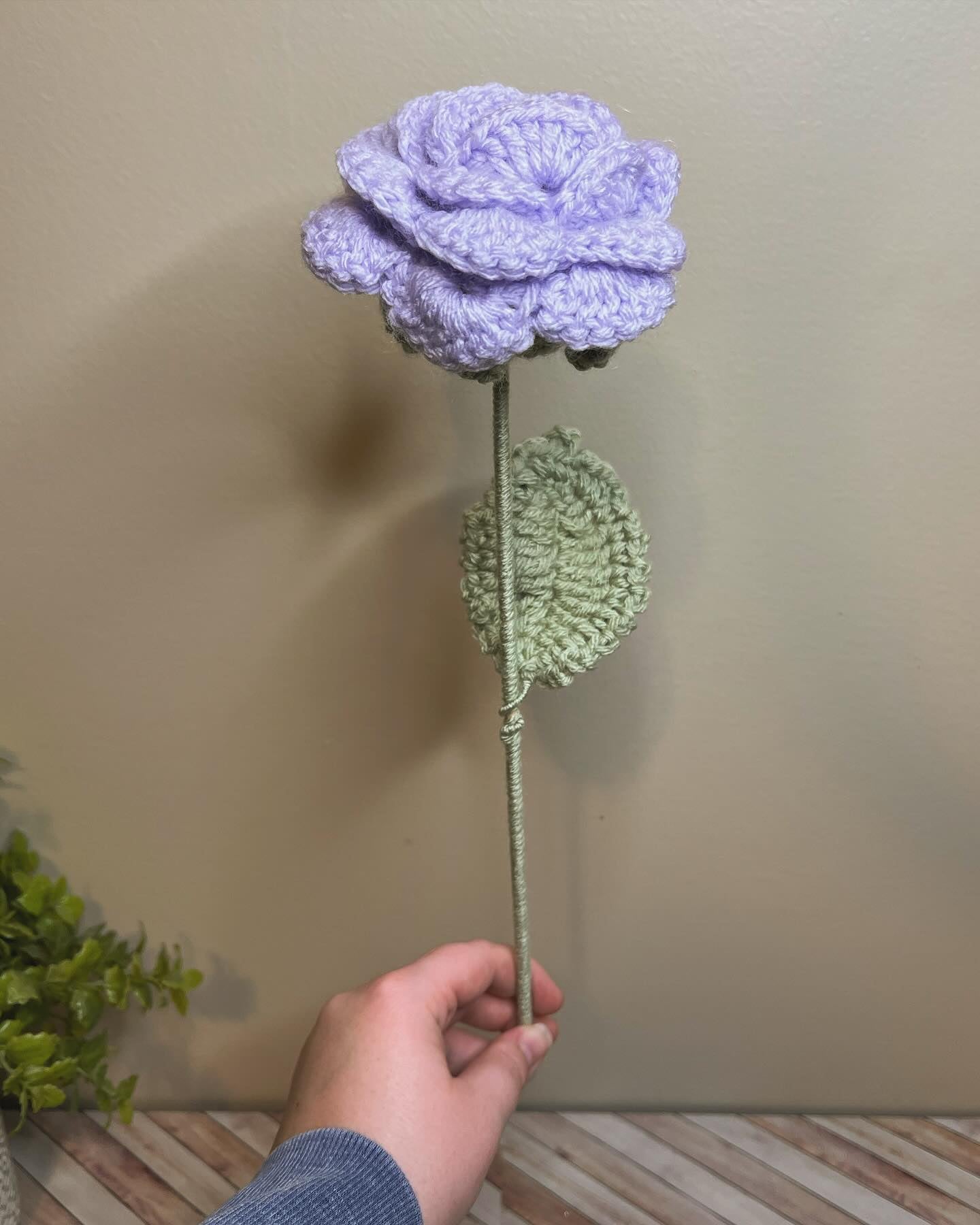 Crochet Rose Flower