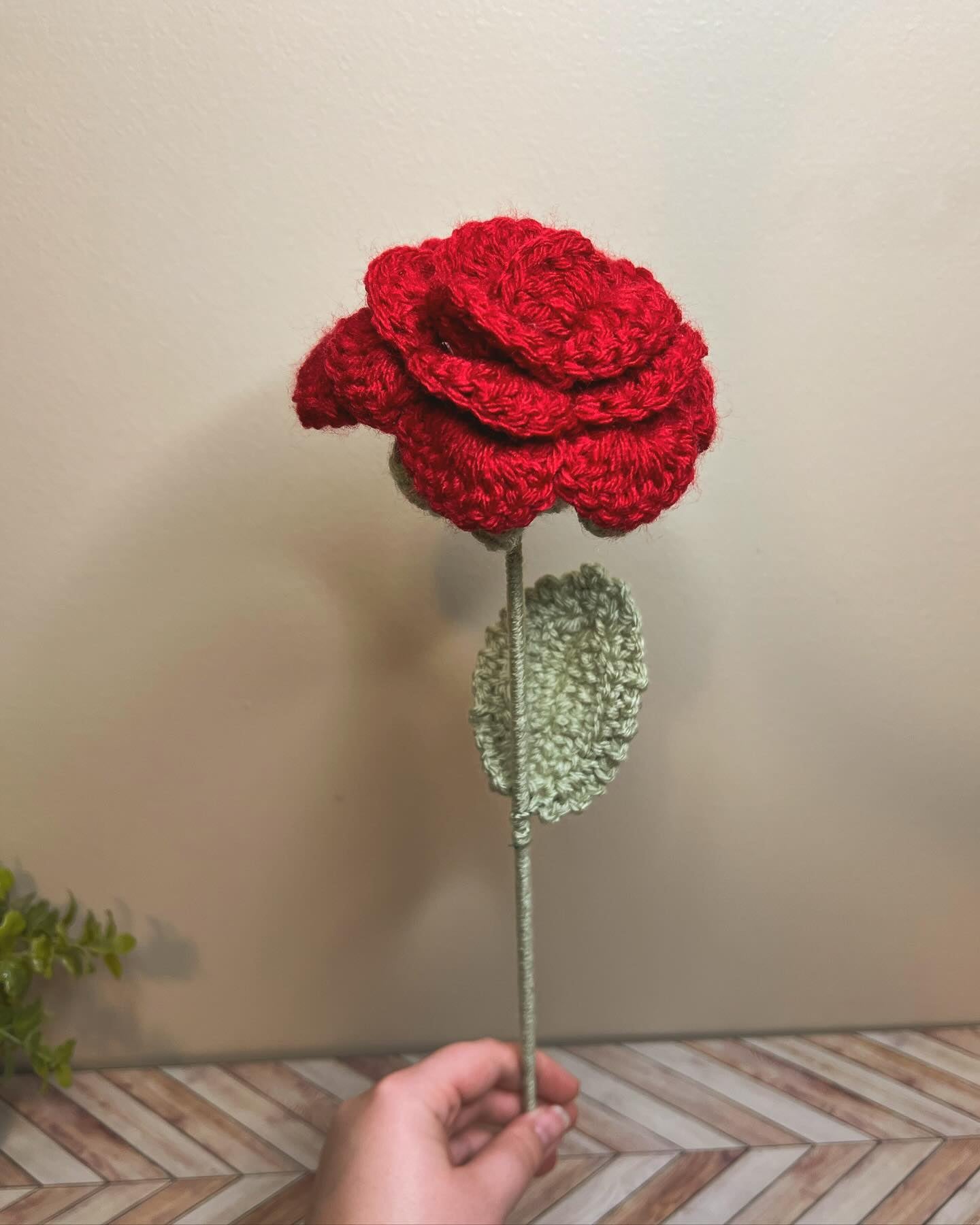 Crochet Rose Flower