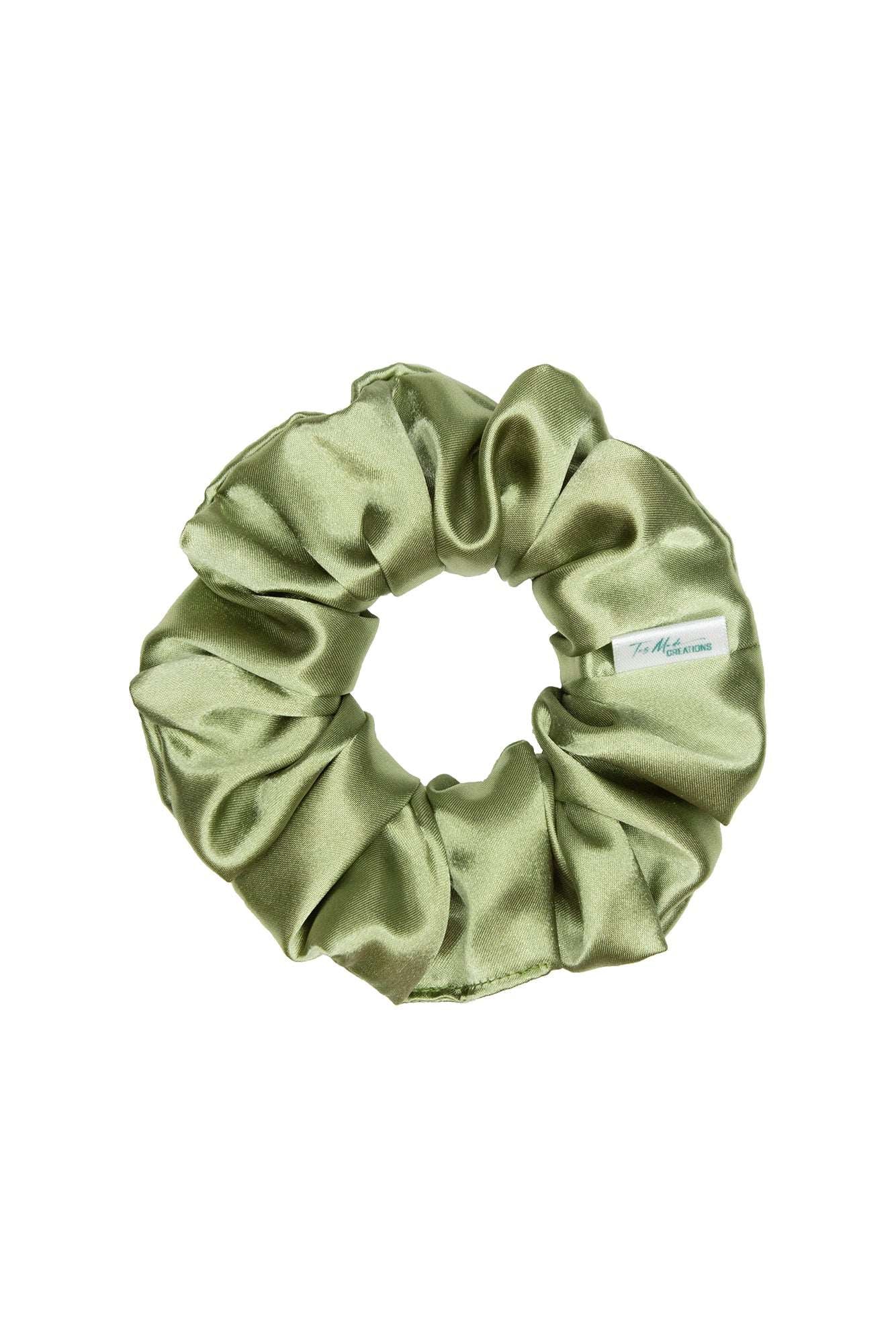 Solid Color Silk Scrunchie
