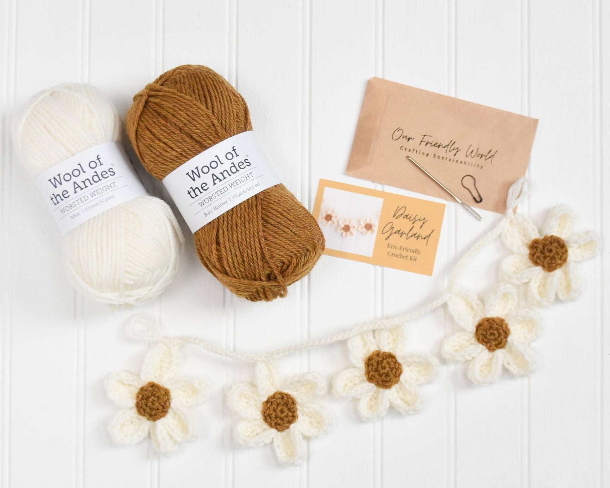 Daisy Garland Crochet Kit - DIY