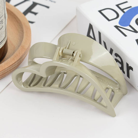 3.5'' Hollow Cloud Hair Claw - Beige