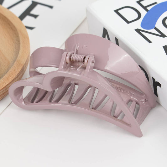 3.5'' Hollow Cloud Hair Claw - Pink