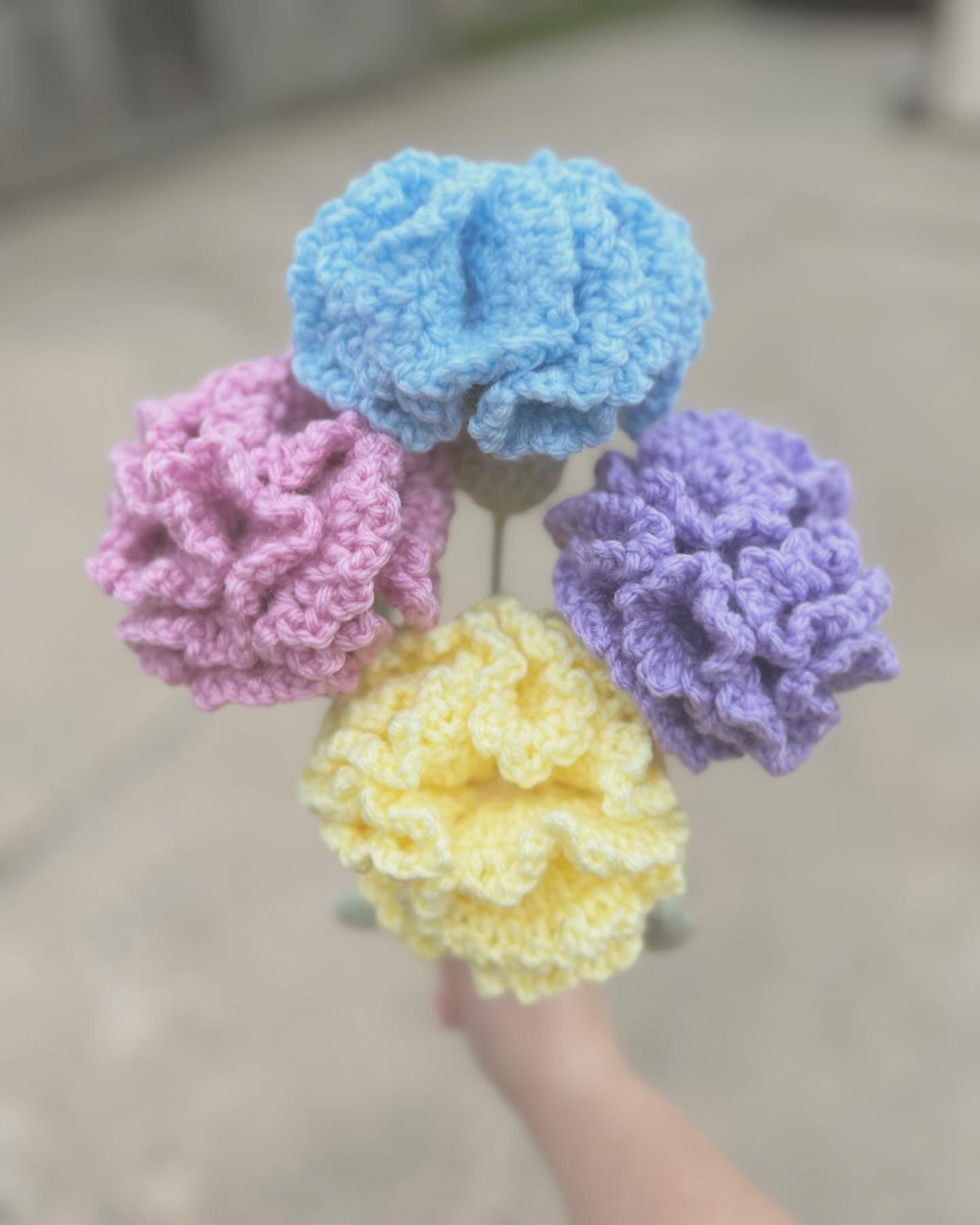 Crochet Carnation Flower