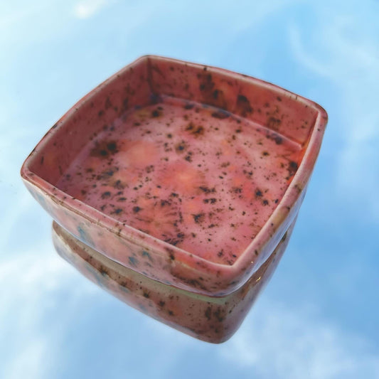Handmade Pottery Dish - Amaryllis Pink