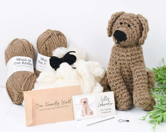 Labrador Puppy Crochet Kit - DIY