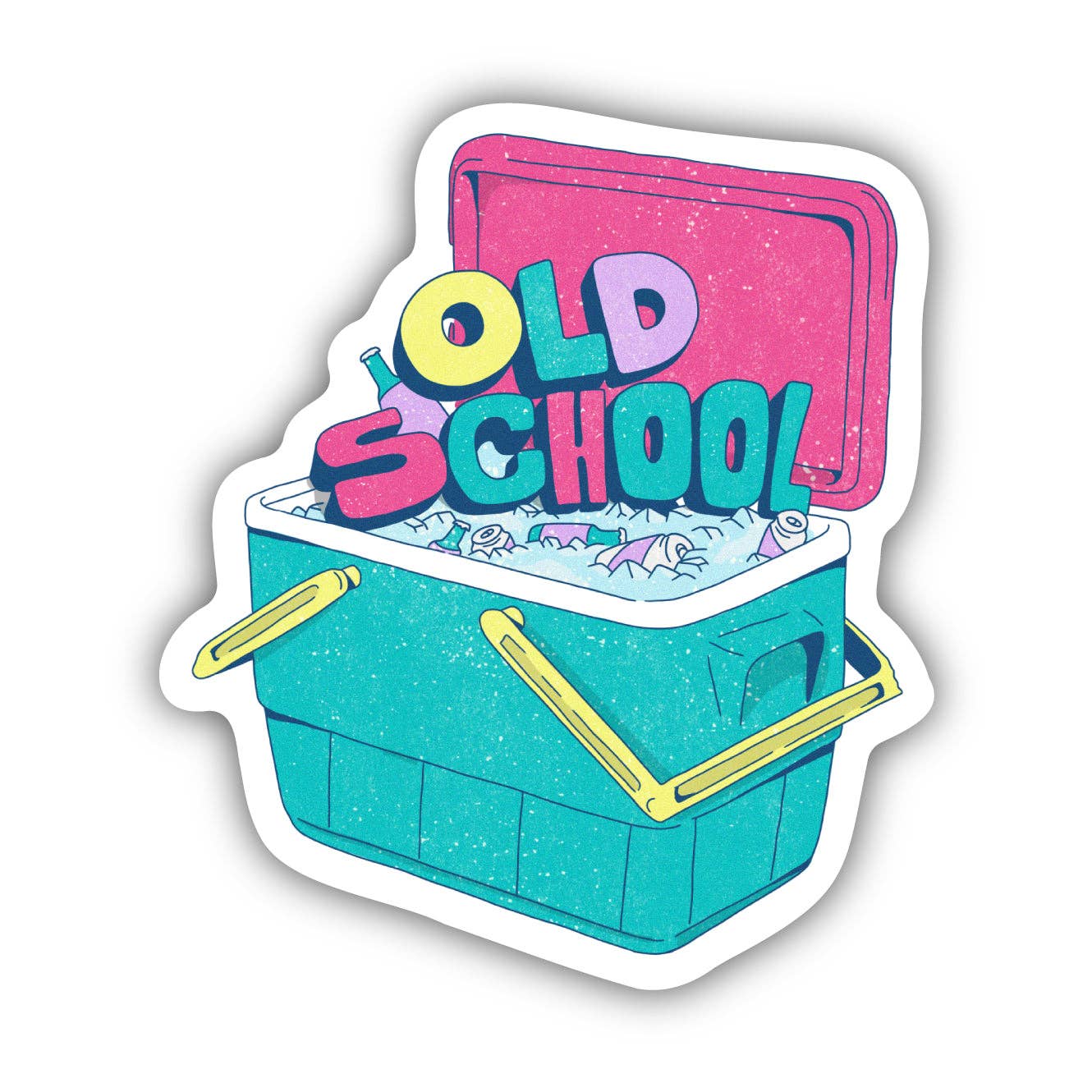 Old School Cooler Sticker – Little Handpicked